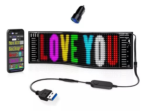 PANTALLA FLIXIBLE LED PARA AUTO